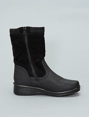 Botas bi-matéria compensadas - Kiabi