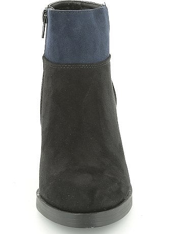 Botas bi-matéria 'pele de cobra' - Kiabi