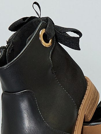 Calçado - Botas bicolores - Kiabi