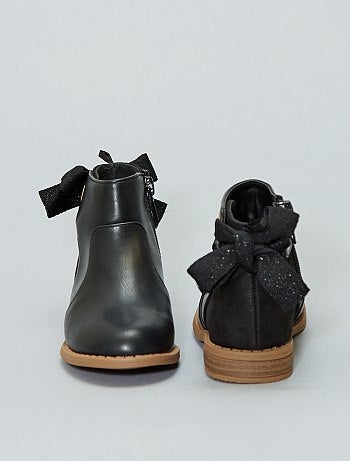 Calçado - Botas bicolores - Kiabi