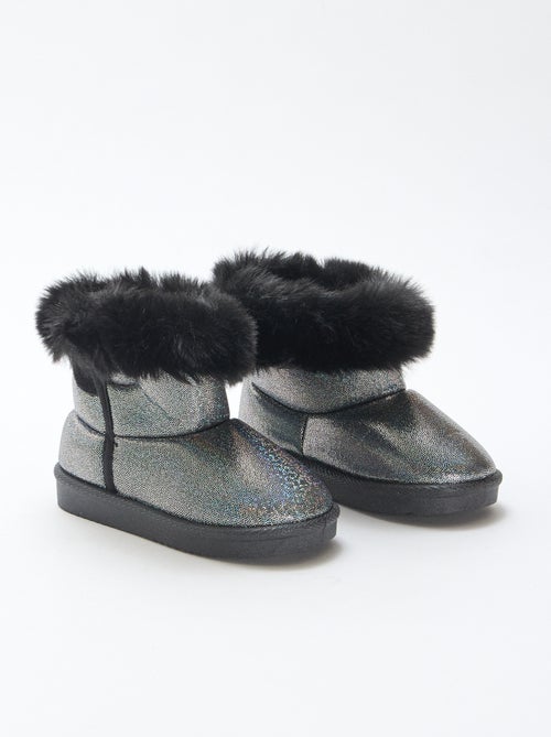 Botas brilhantes com forro - Kiabi