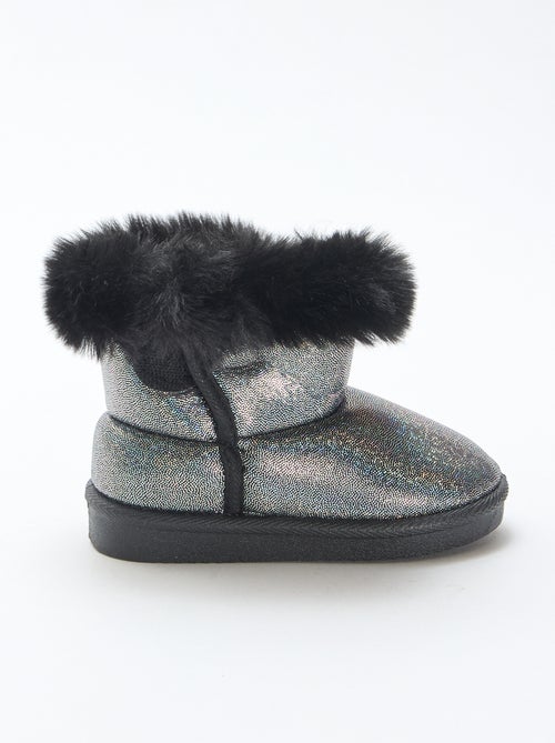 Botas brilhantes com forro - Kiabi