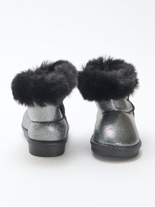 Botas brilhantes com forro - Kiabi