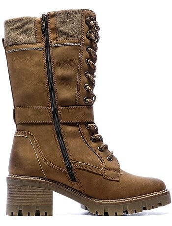 Botas camel para mulher relife jorbran