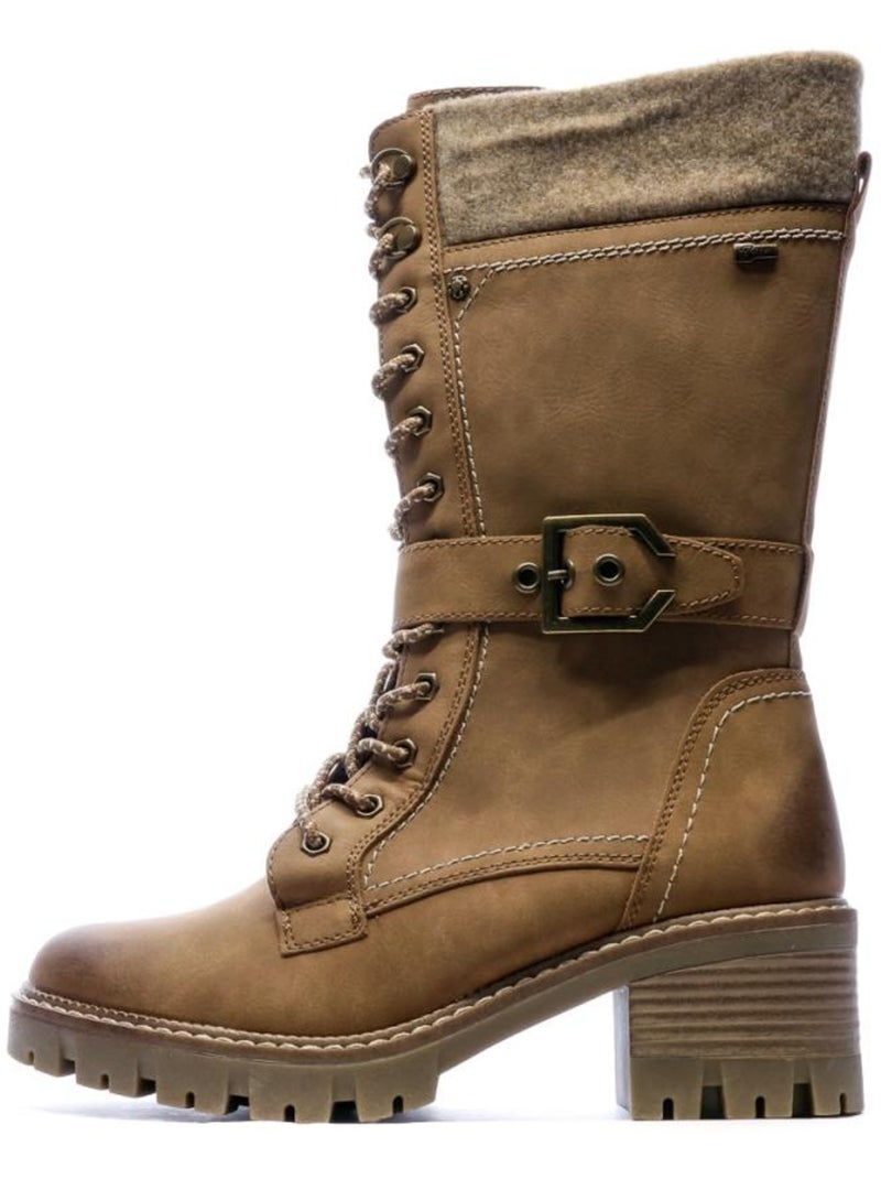 Botas camel para mulher relife jorbran Castanho-capuccino - Kiabi