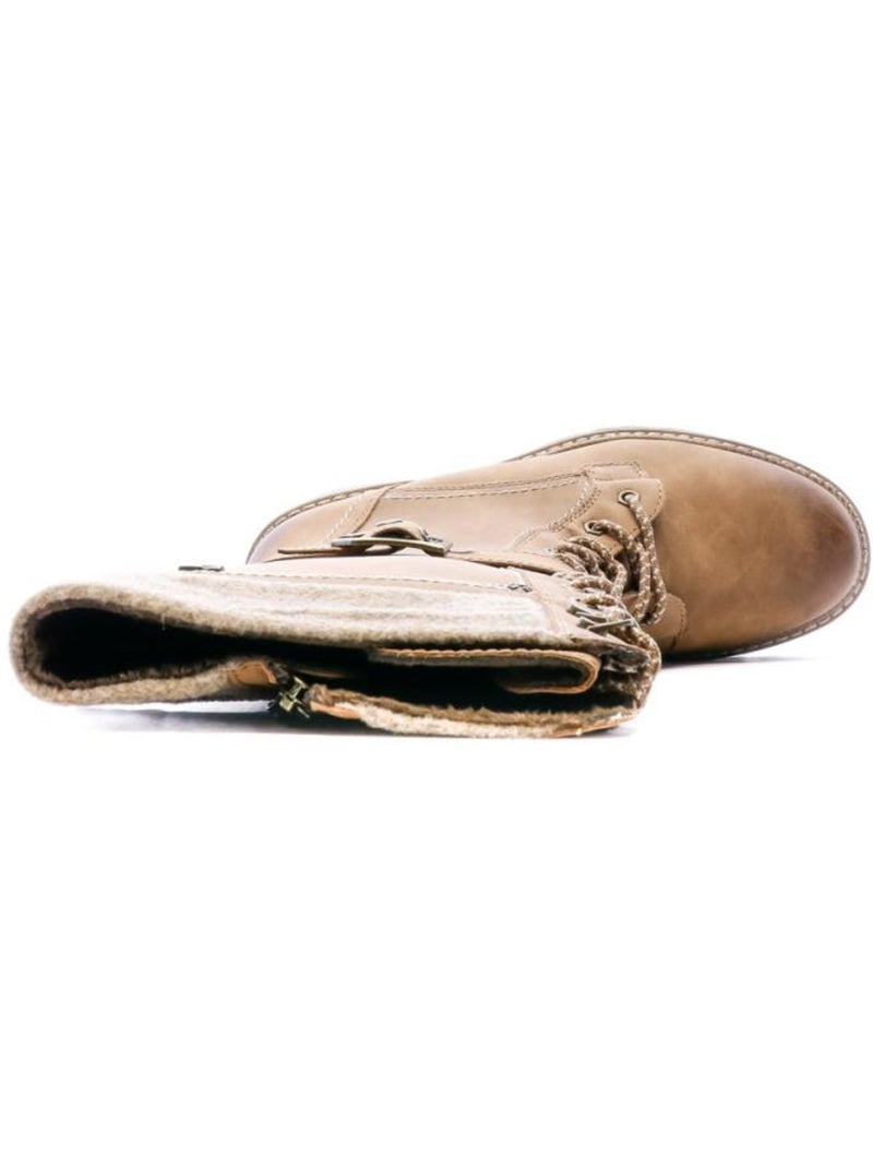Botas camel para mulher relife jorbran Castanho-capuccino - Kiabi