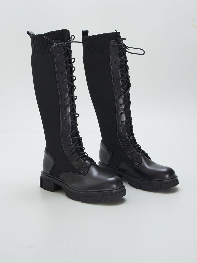 Botas cano alto PRETO - Kiabi