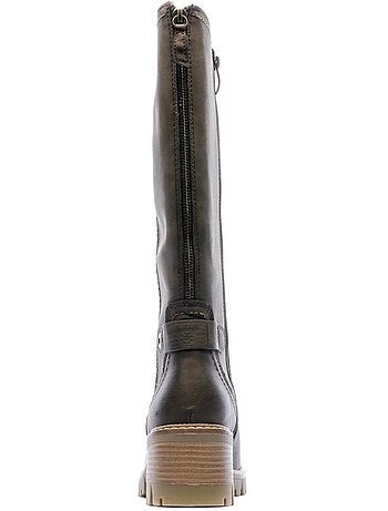 Botas castanhas escuras para mulher relife jirlotte