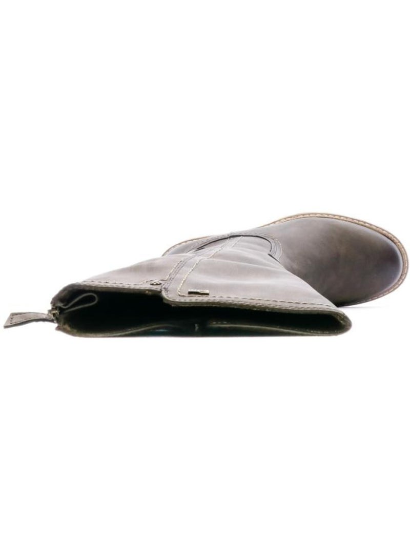 Botas castanhas escuras para mulher relife jirlotte Castanho-capuccino - Kiabi
