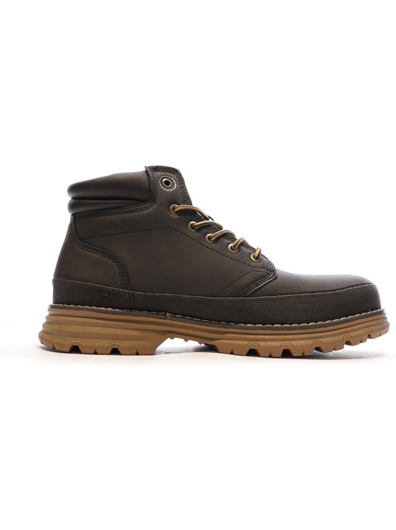 Botas Castanhas para Homem Schott Elland Castanho-capuccino - Kiabi