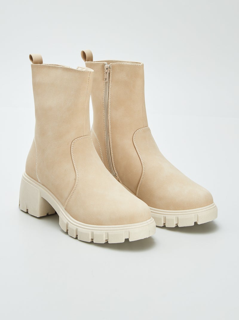 Botas Chelsea BEGE - Kiabi