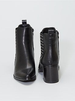Botas chelsea com saltos - Kiabi