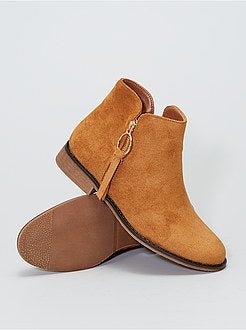 Botas com aberturas douradas - Kiabi