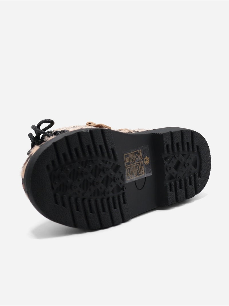 Botas com atacadores Castanho-havana - Kiabi