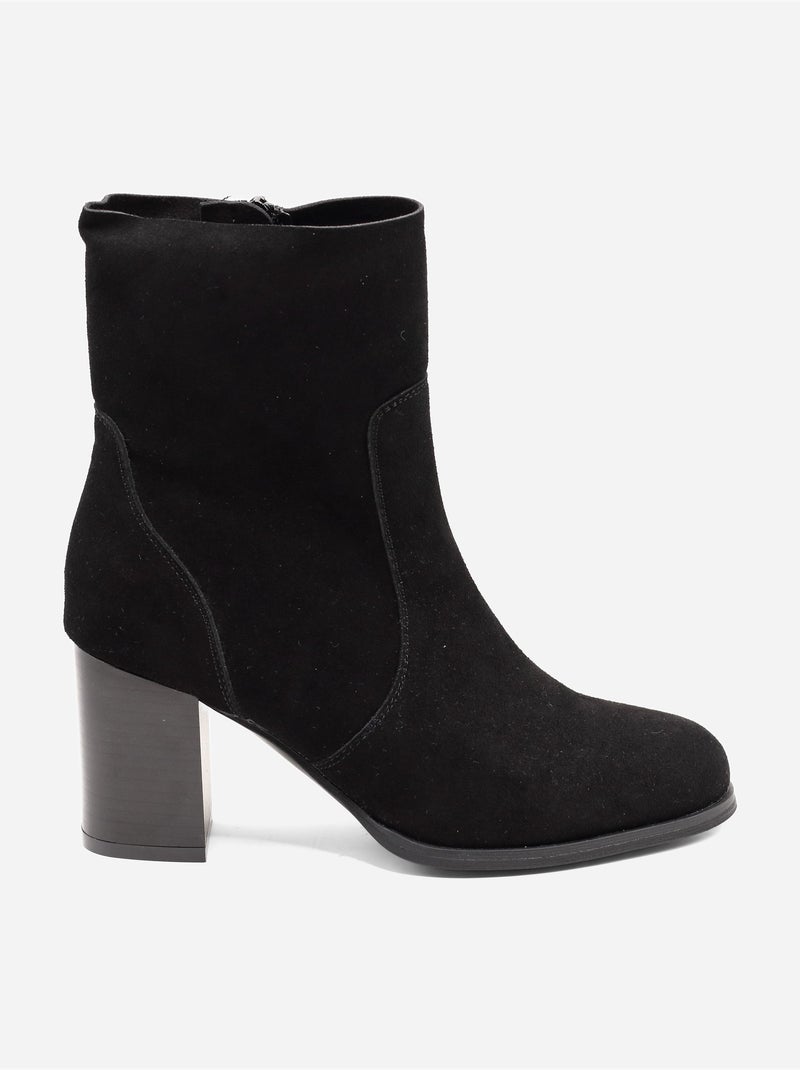 Botas com efeito de camurça Preto - Kiabi