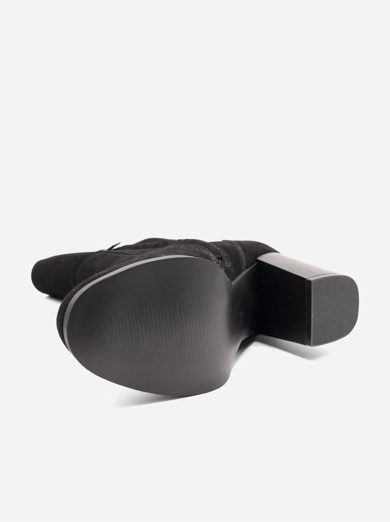 Botas com efeito de camurça Preto - Kiabi