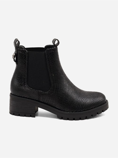 Botas com efeito de pele de crocodilo - Kiabi