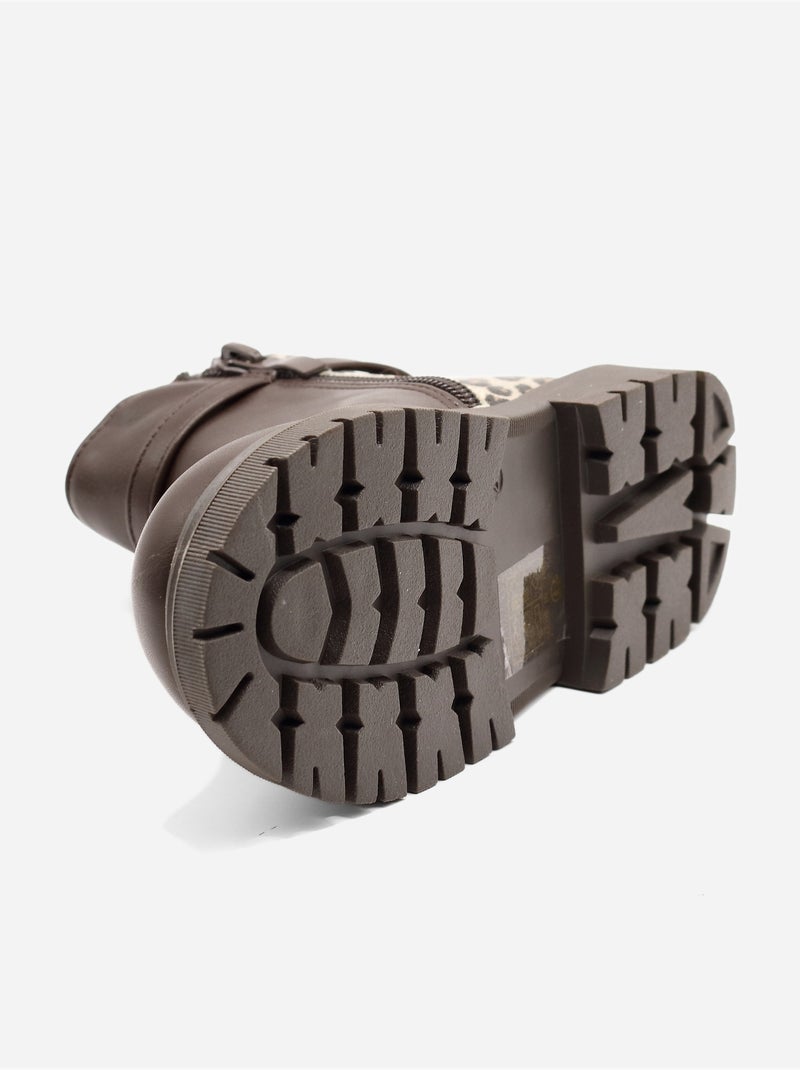 Botas com estampados Castanho - Kiabi