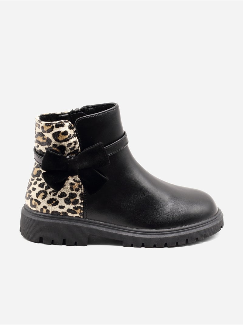 Botas com estampados Preto - Kiabi