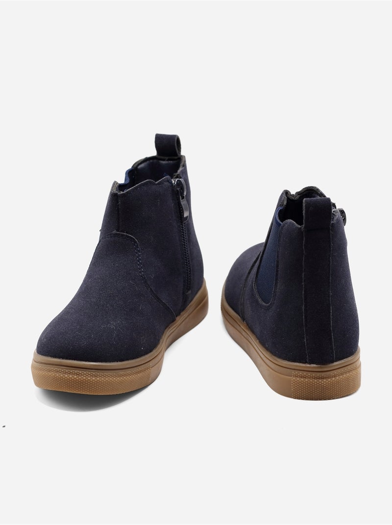 Botas com fecho Azul escuro - Kiabi