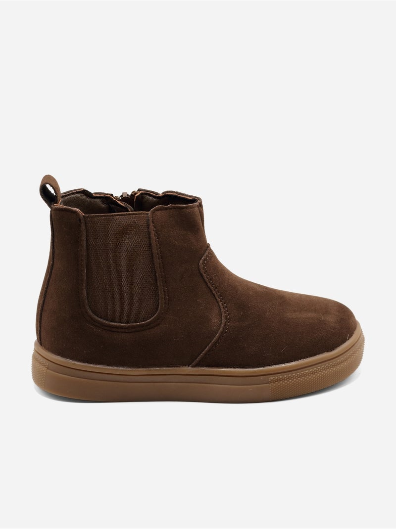 Botas com fecho Castanho - Kiabi