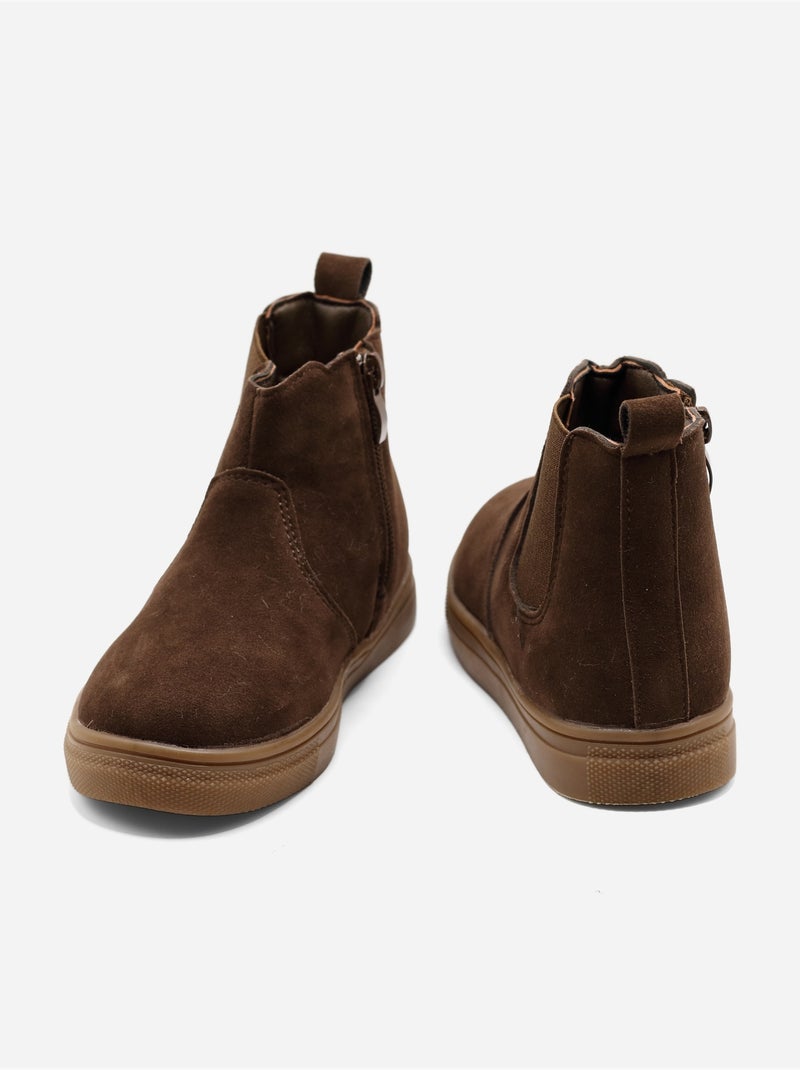 Botas com fecho Castanho - Kiabi