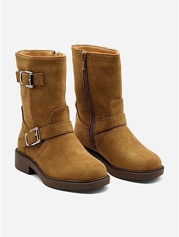 Botas com fecho de correr