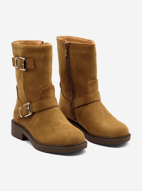 Botas com fecho de correr - Kiabi Botas com fecho de correr - Kiabi