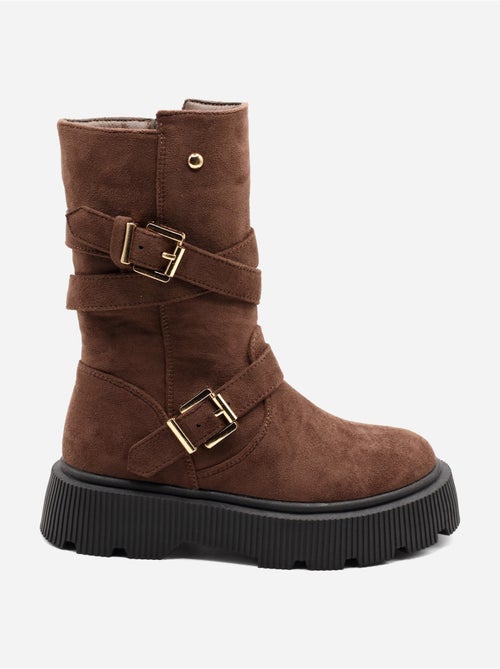 Botas com fecho de correr - Kiabi Botas com fecho de correr - Kiabi