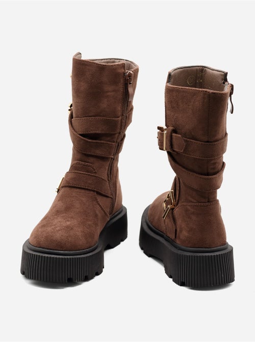Botas com fecho de correr - Kiabi Botas com fecho de correr - Kiabi