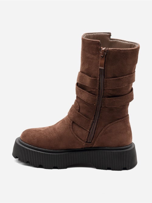 Botas com fecho de correr - Kiabi Botas com fecho de correr - Kiabi