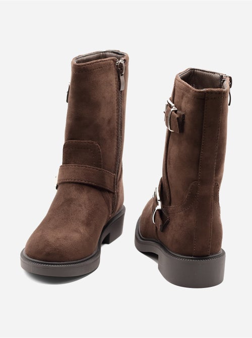Botas com fecho de correr - Kiabi Botas com fecho de correr - Kiabi