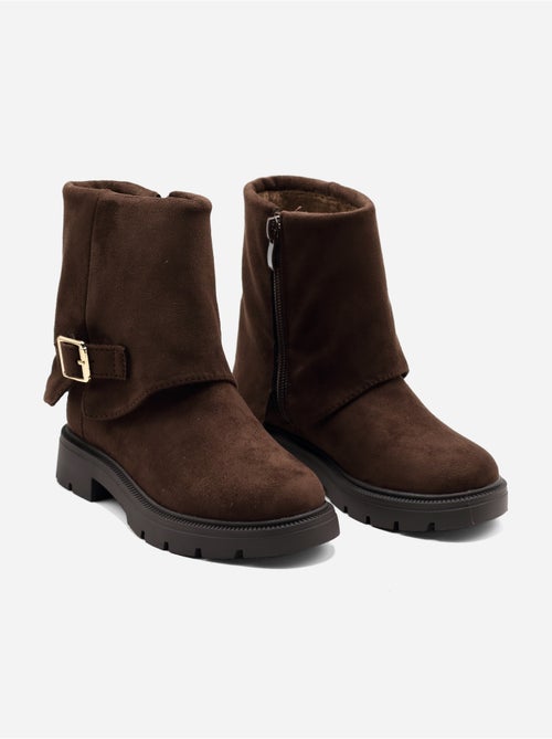 Botas com fecho de correr - Kiabi Botas com fecho de correr - Kiabi