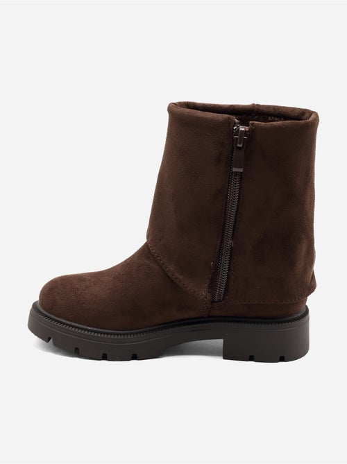 Botas com fecho de correr - Kiabi Botas com fecho de correr - Kiabi