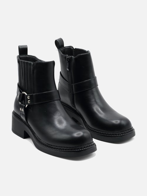 Botas com fecho de correr - Kiabi Botas com fecho de correr - Kiabi