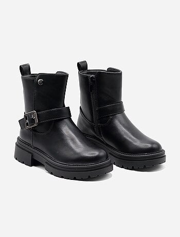 Botas com fecho de correr