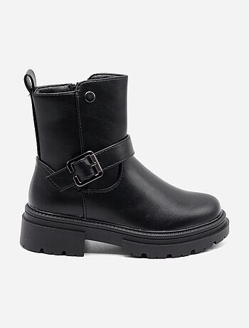 Botas com fecho de correr