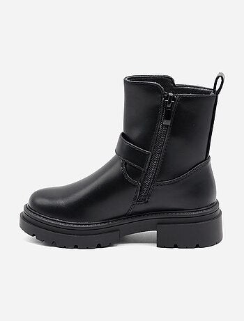 Botas com fecho de correr