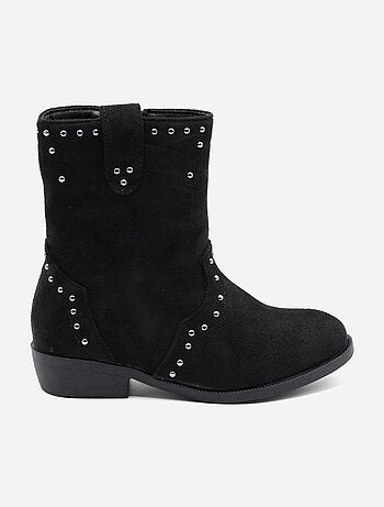 Botas com fecho de correr