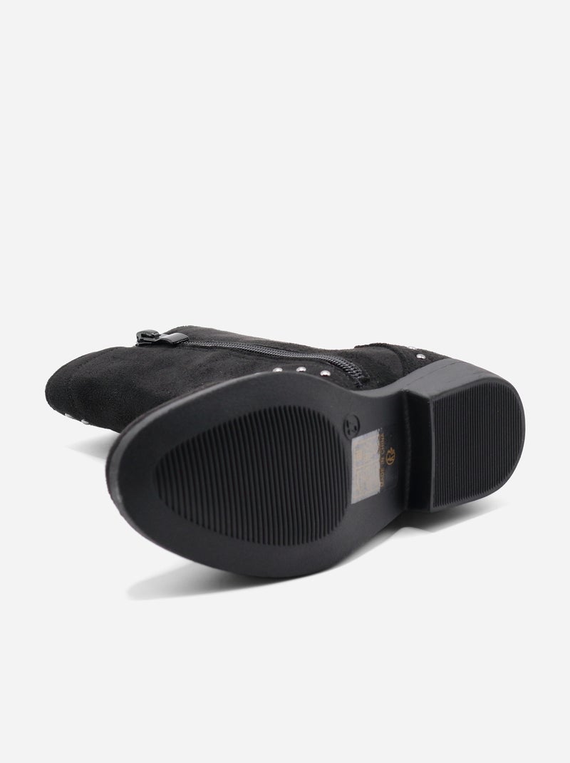 Botas com fecho de correr Preto - Kiabi