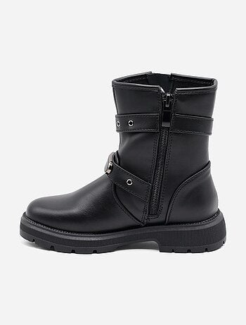 Botas com fecho de correr