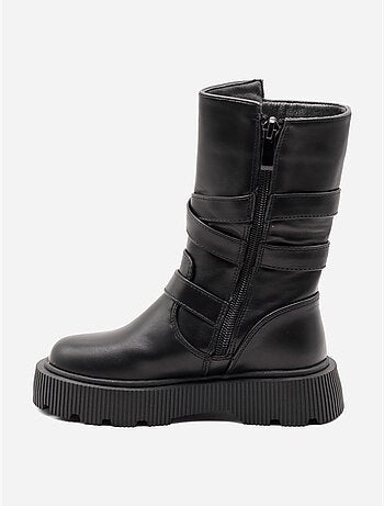 Botas com fecho de correr