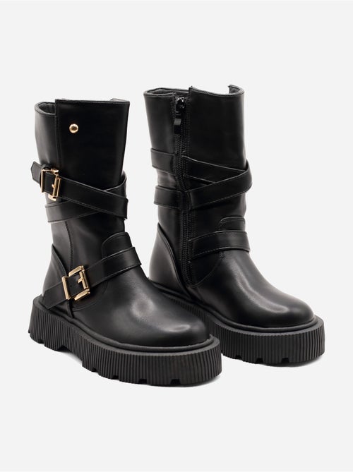 Botas com fecho de correr - Kiabi Botas com fecho de correr - Kiabi