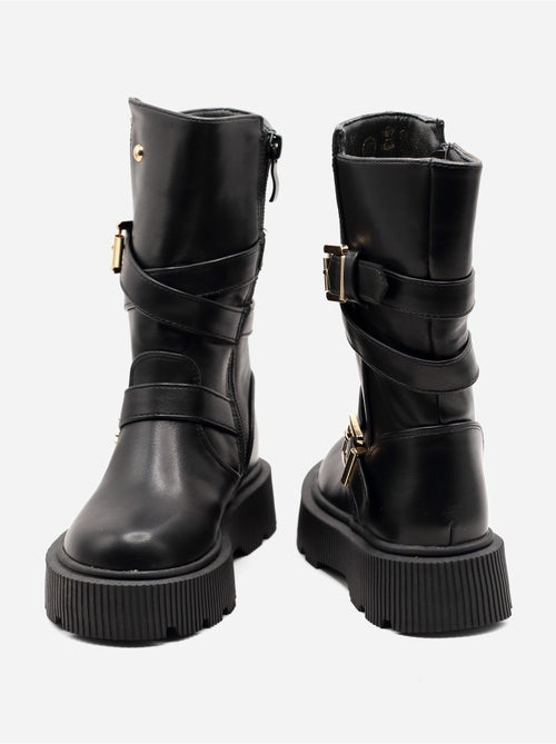 Botas com fecho de correr - Kiabi Botas com fecho de correr - Kiabi