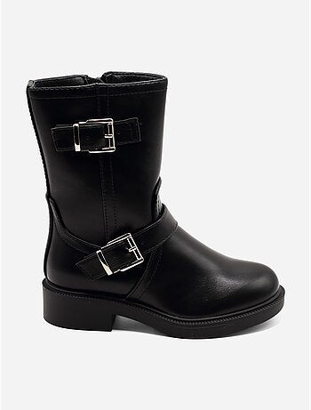 Botas com fecho de correr