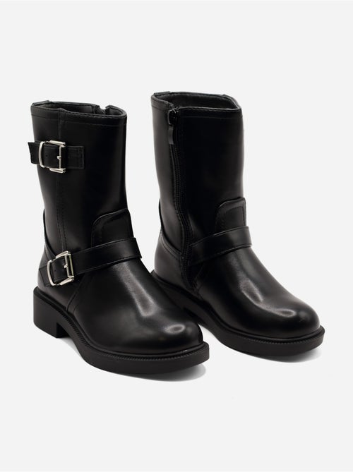 Botas com fecho de correr - Kiabi Botas com fecho de correr - Kiabi