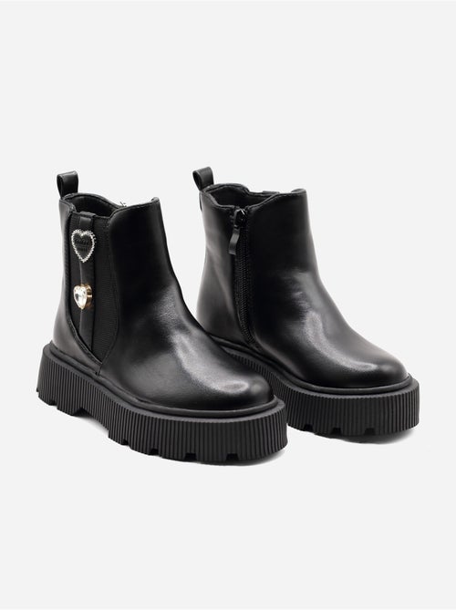 Botas com fecho de correr - Kiabi