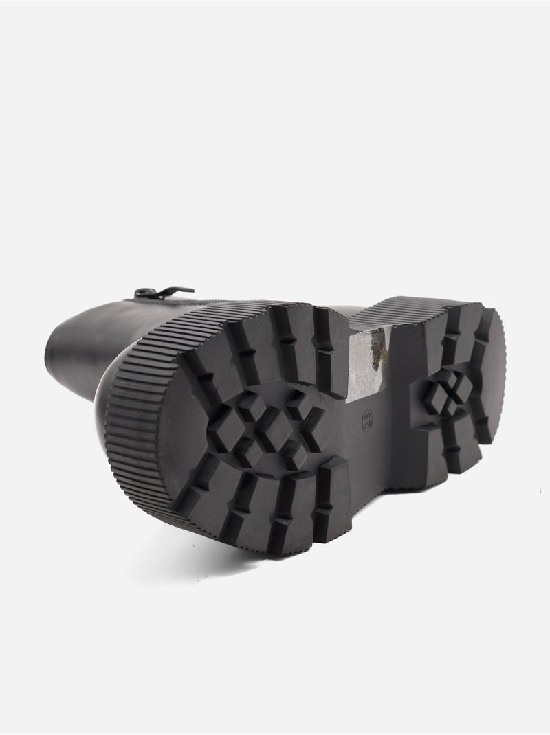 Botas com fecho de correr Preto - Kiabi