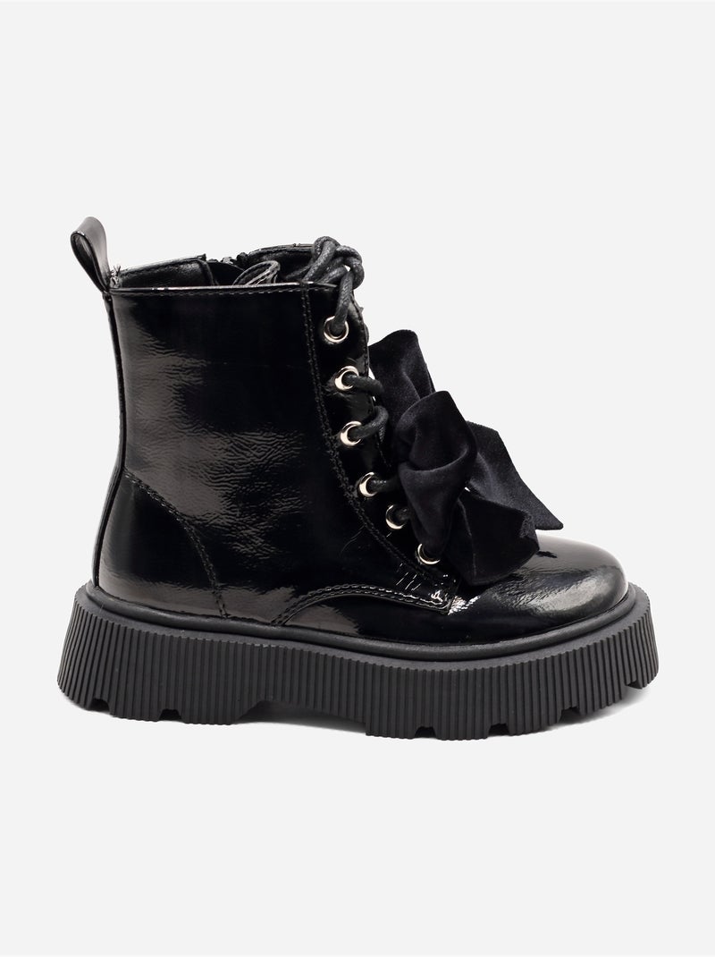 Botas com fecho de correr Preto - Kiabi