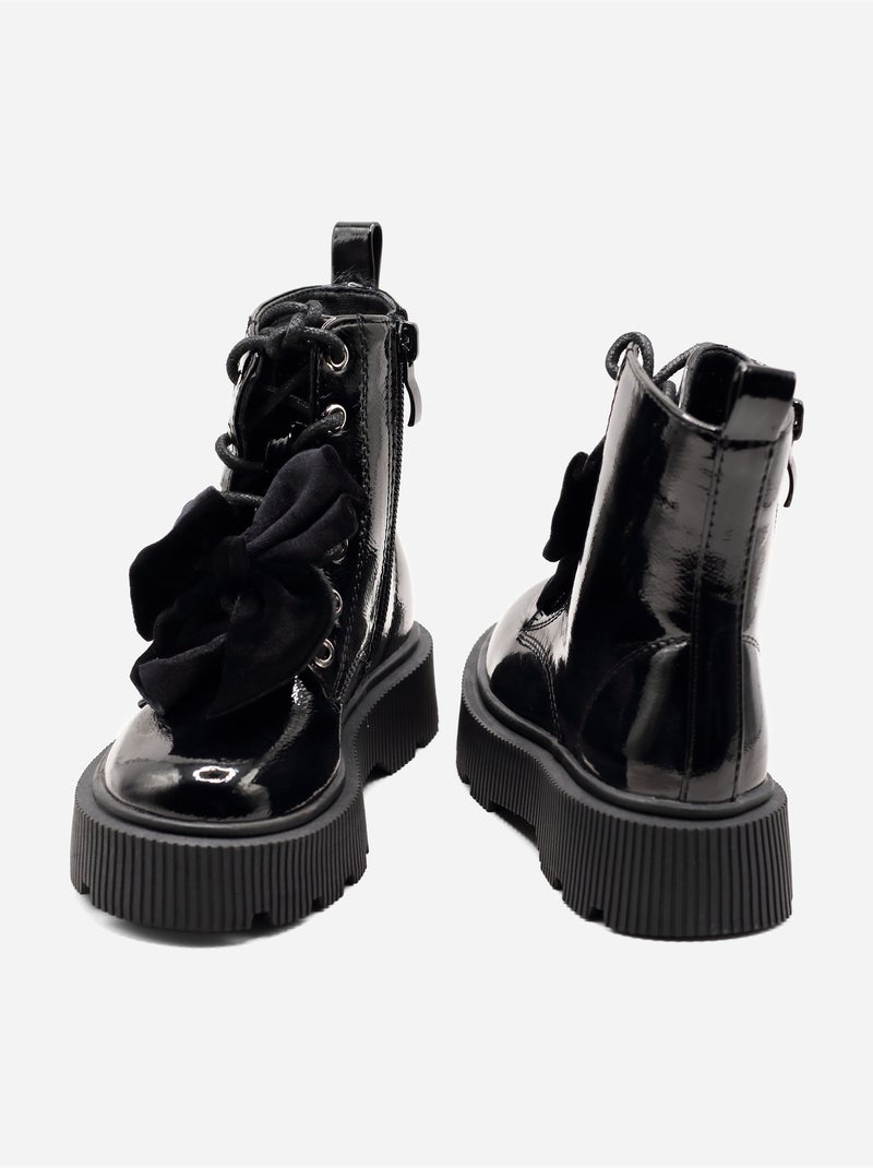 Botas com fecho de correr Preto - Kiabi